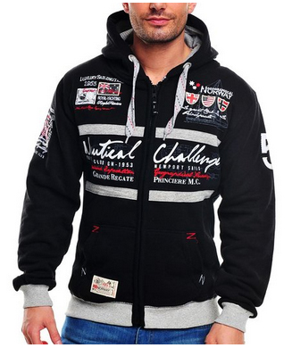 FIGHTER Hoodie Sweatjacke Jacke Pullover Gr Geographical Norway FAERO M-3XL