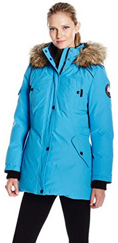 Alpinetek Womens Mid-Length Down Parka