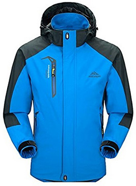 Diamond Candy Mens Hooded Waterproof Jacket