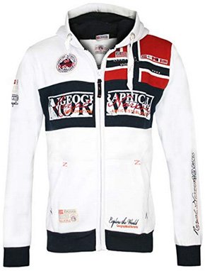 Geographical Norway Homme Designer Hoodie Sweat-Shirt à Capuche Flyer