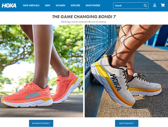 Hoka One One official website