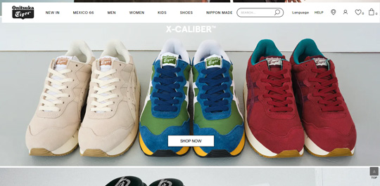Onitsuka Tiger official website
