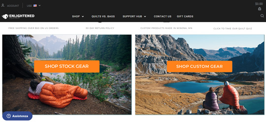 Enlightened Equipment official website