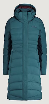 Kathmandu Winterburn Womens 600 Fill Longline Down Coat