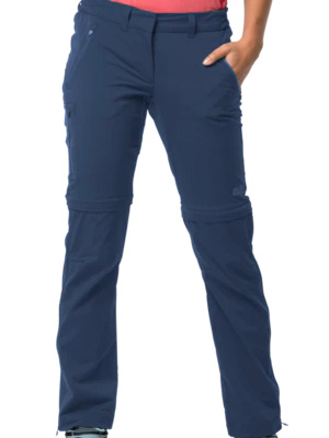 Jack Wolfskin Womens Overland Zip Away Zip-Off Hiking Pants