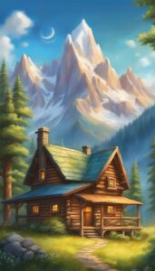 Cabin-Mountain-background