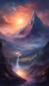 Dark Night-Mountain-background-2