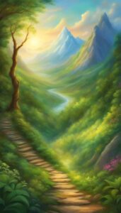 Hiking Trail-Mountain-background