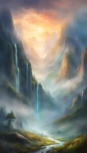Raining-Mountain-background
