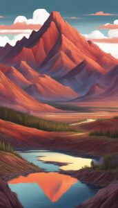 Red-Mountain-background