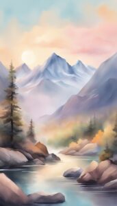 Watercolor-Mountain-background