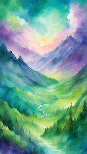 Watercolor-Mountain-background