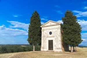 10 Tuscan Countryside Aesthetic Landscape, Chapel Vitaleta, San Quirico d’Orcia, Siena, Italy