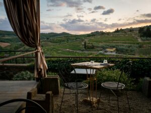 13 Tuscan Countryside Aesthetic Landscape, Patio with a Beautiful View in Summer