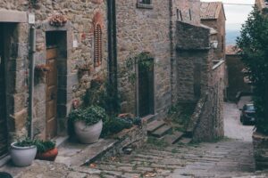 25 Tuscan Countryside Aesthetic, Old Buildings in Cortona, Arezzo, Italy