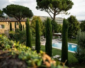 28 Tuscan Countryside Aesthetic, House with a Pool, Garden, Backyard