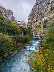 2 Spanish Countryside Aesthetic Landscape, Bulnes, Cabrales, Asturias, Spain