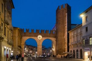 23 Verona Italy at night, Portoni della Bra, Corso Porta Nuova