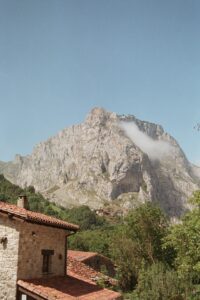 3 Spanish Countryside Aesthetic Landscape, Bulnes, Cabrales, Asturias, Spain