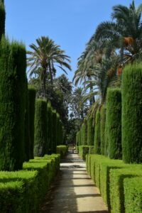 4 1 Mediterranean Garden Landscape Aesthetic, Royal Alcázar of Seville, Spain