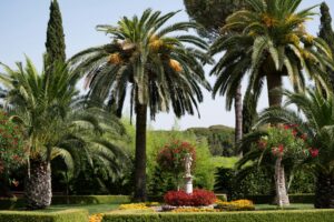 8 Mediterranean Garden Landscape Aesthetic, Catacombs of St Callixtus, Via Appia Antica, Rome, Italy