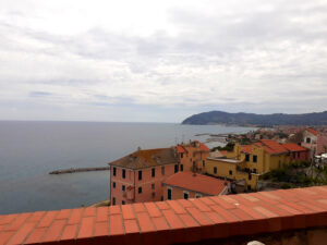 11 Great View from Brick Wall, Cervo, Liguria, Italy