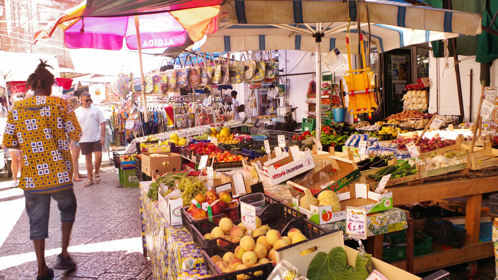 Ballarò Street Market, Palermo, Sicily, Italy