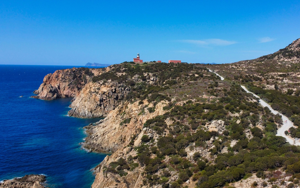 Faro Capo Spartivento, Sardinia, Italy