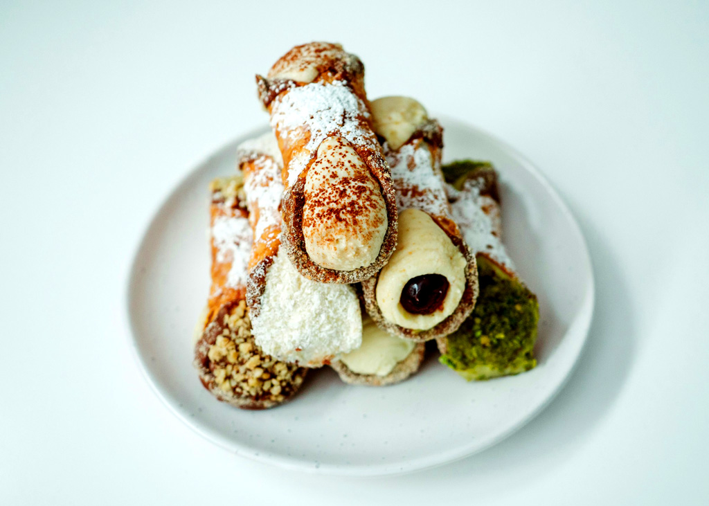 Plate of Cannoli