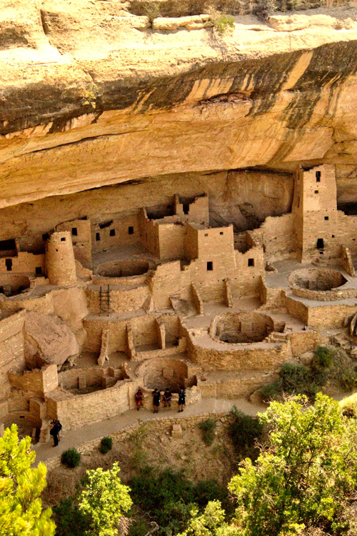 Cliff Dwellings at Mesa Verde National Park, CO, USA