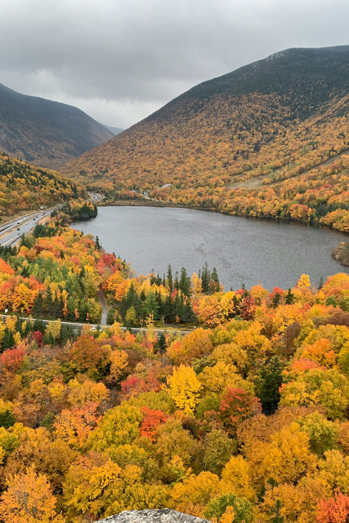 Fall colors in New Hampshire, USA