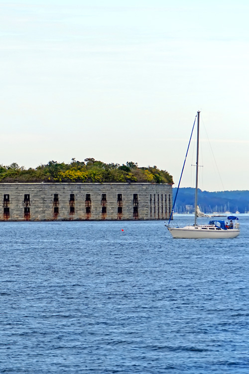 Fort Gorges, Portland, Maine, USA
