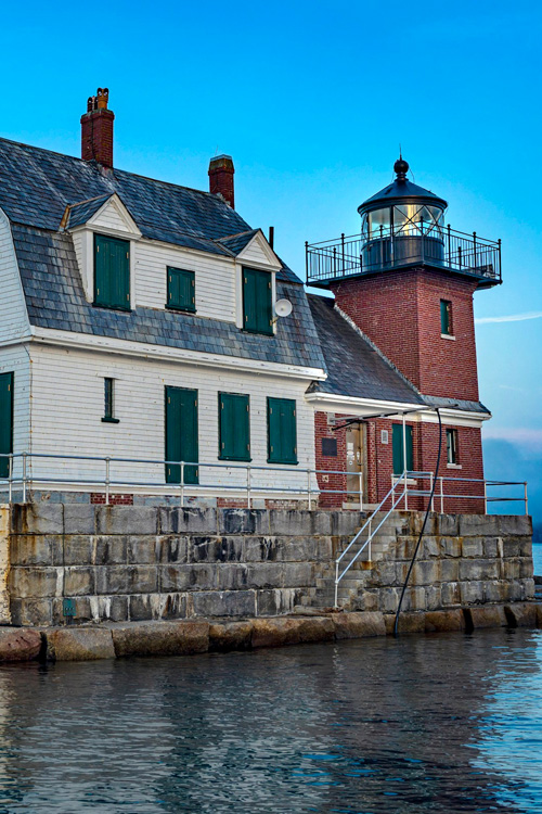 Rockland Breakwater Lighthouse, Rockland, Maine, USA