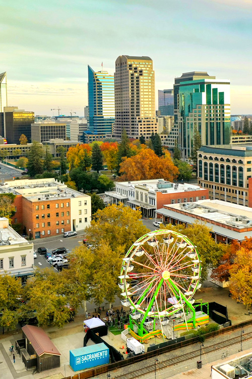 Downtown, Sacramento, California, USA