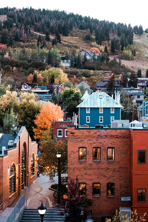 Early October in Park City, Utah, USA