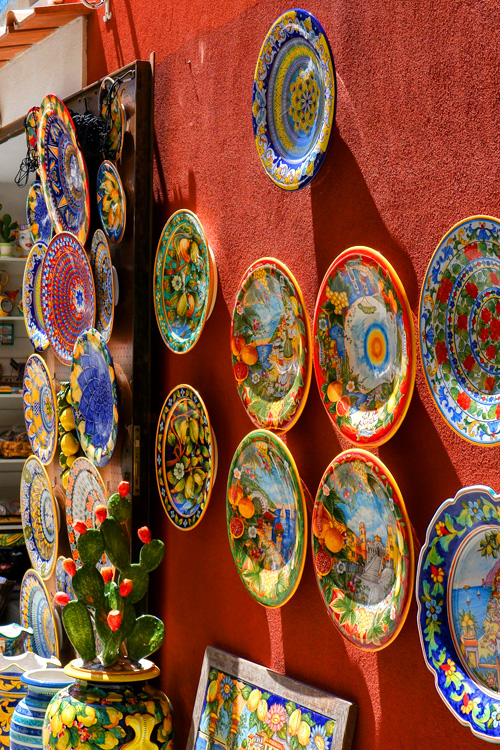 Ceramics Shop in Positano, Amalfi Coast, Italy