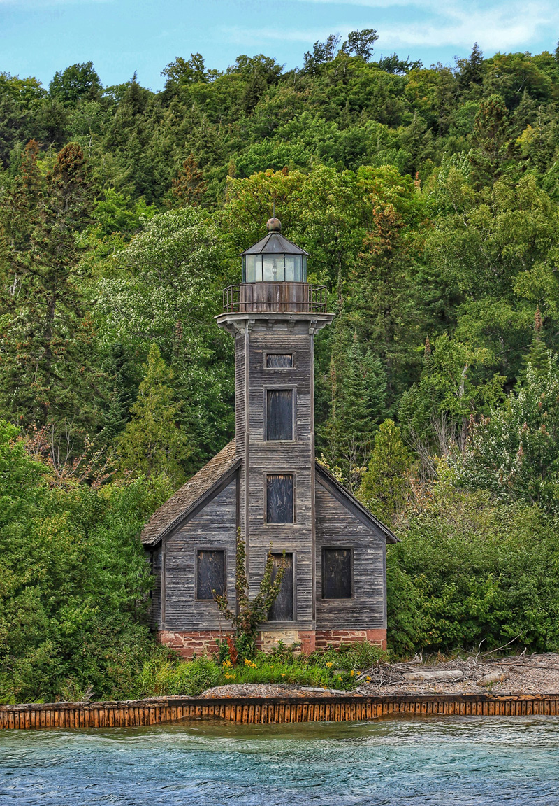 Grand Island Lighthouse, Pictured Rocks National Lakeshore, Munising, MI, USA