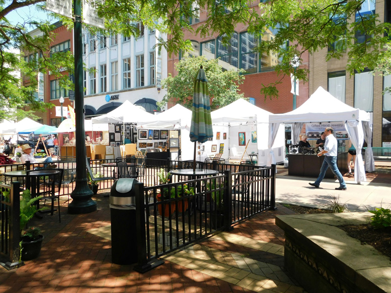 Kalamazoo Mall Downtown, Kalamazoo, Michigan