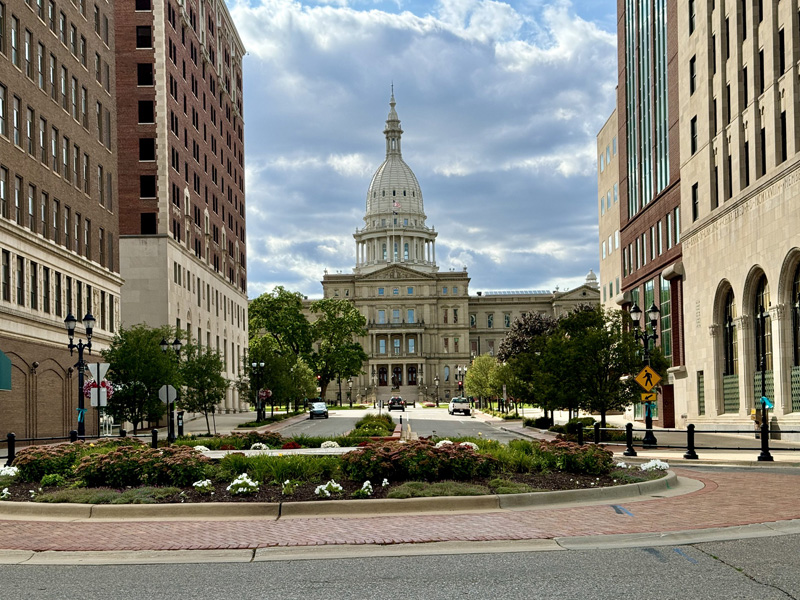 Michigan State Capitol, Capitol Avenue, Lansing, MI, USA