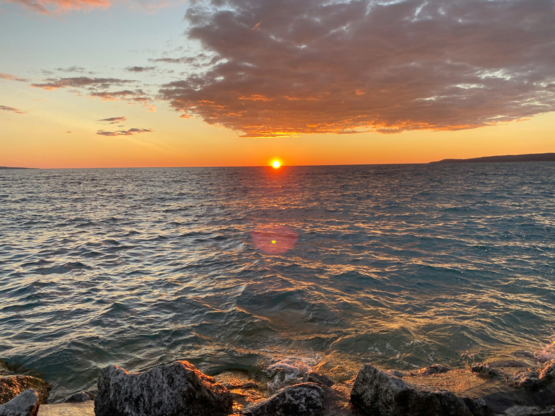 Petoskey, MI, USA sunset