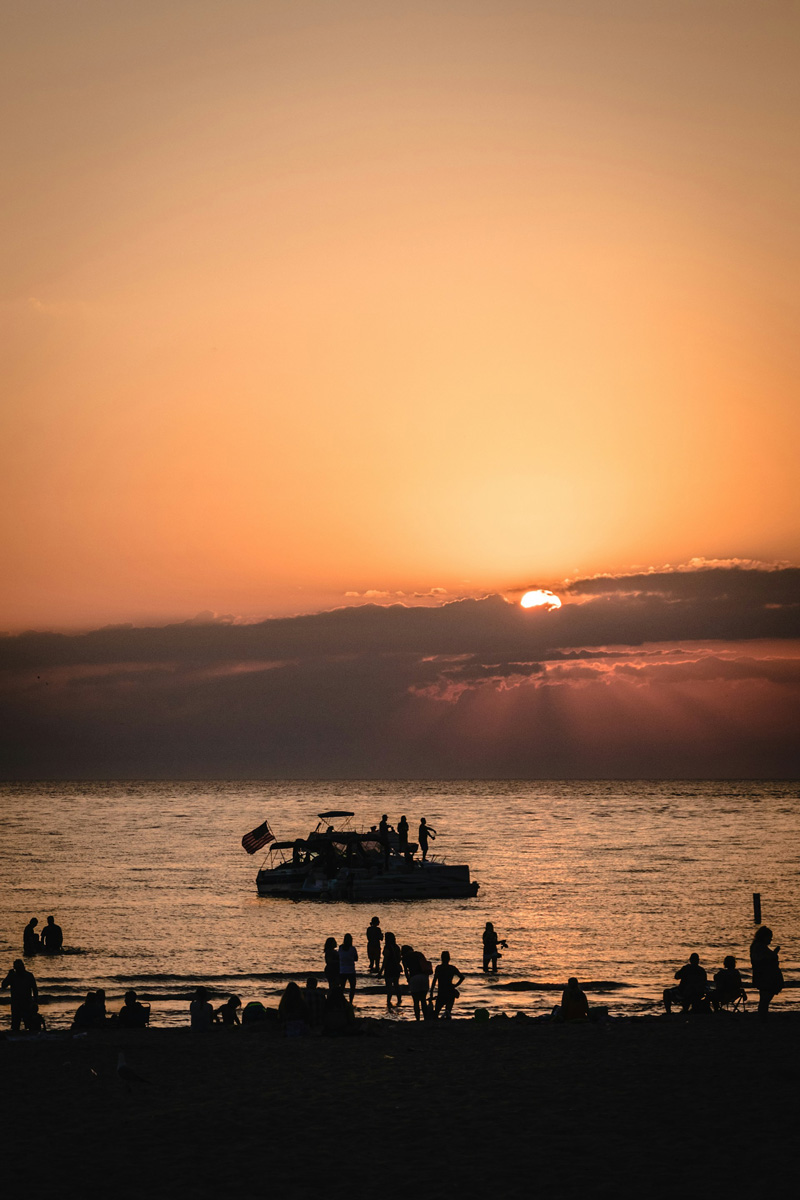 Sunset, Silver Beach, St Joseph, MI, USA