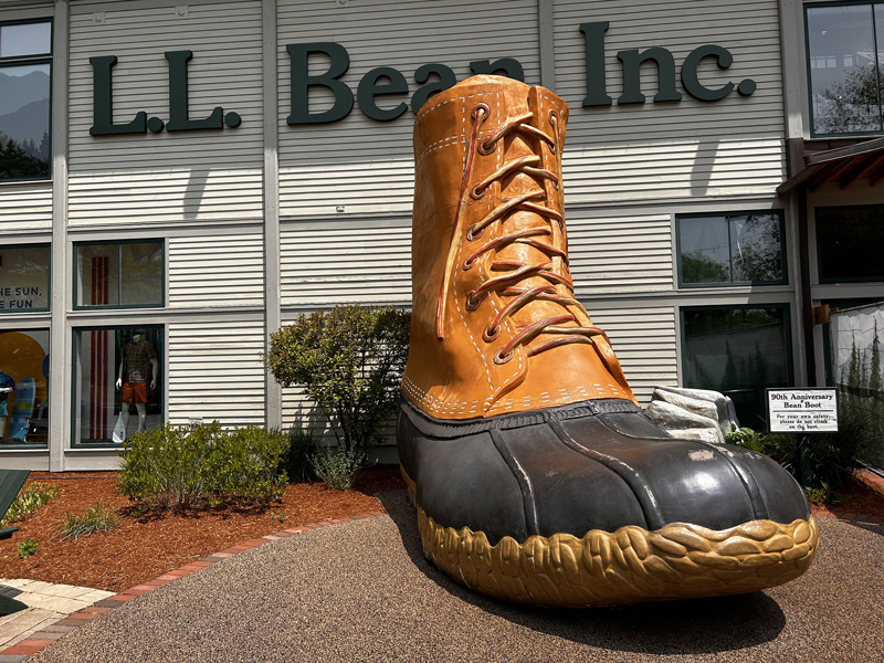 LL Bean HQ in Freeport, Maine