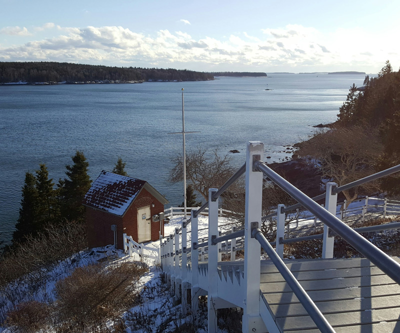 Winter in Mid Coast Maine, USA